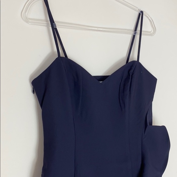 Likely Laverna navy ruffle mini dress size 10 NWT - Picture 3 of 8